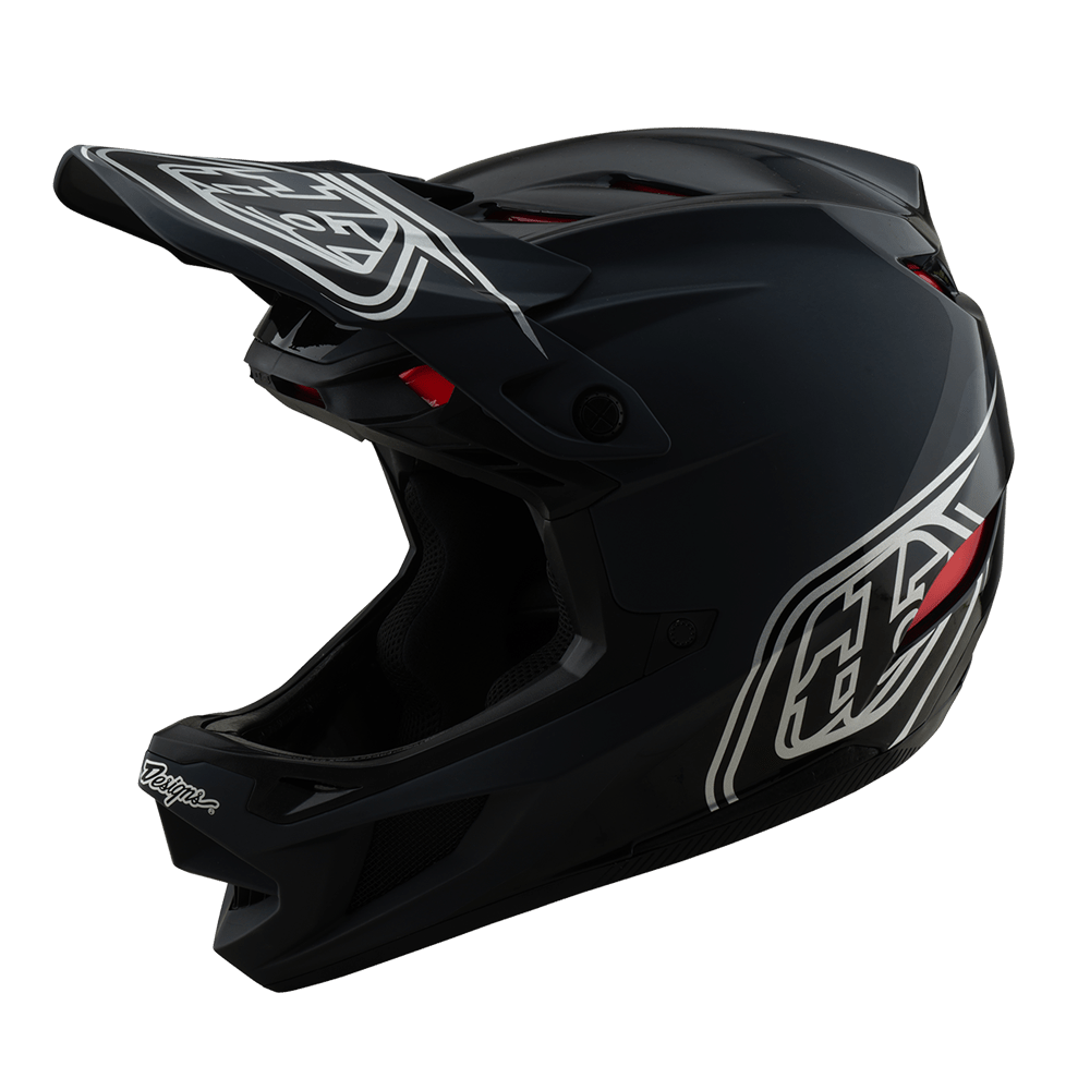 TLD D4 AS POLYACRYLITE HELMET SHADOW BLACK - Trackstars BMX