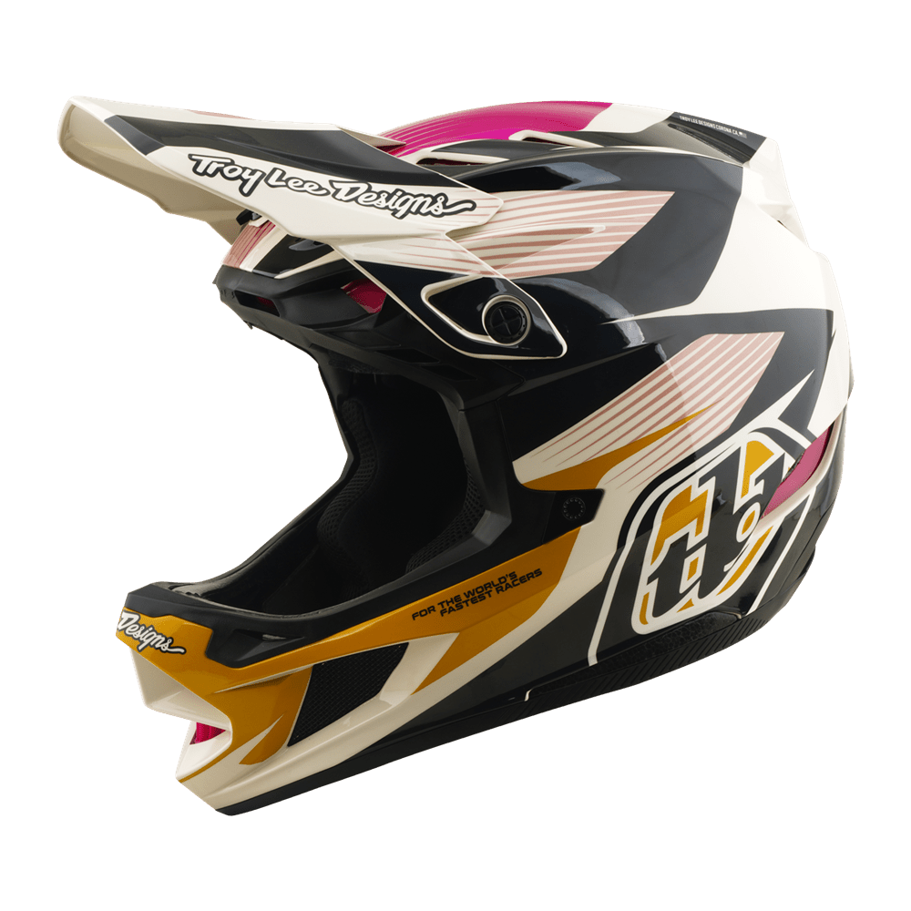 TLD D4 AS POLYACRYLITE HELMET TURBO ACID / FUCHSIA - Trackstars BMX