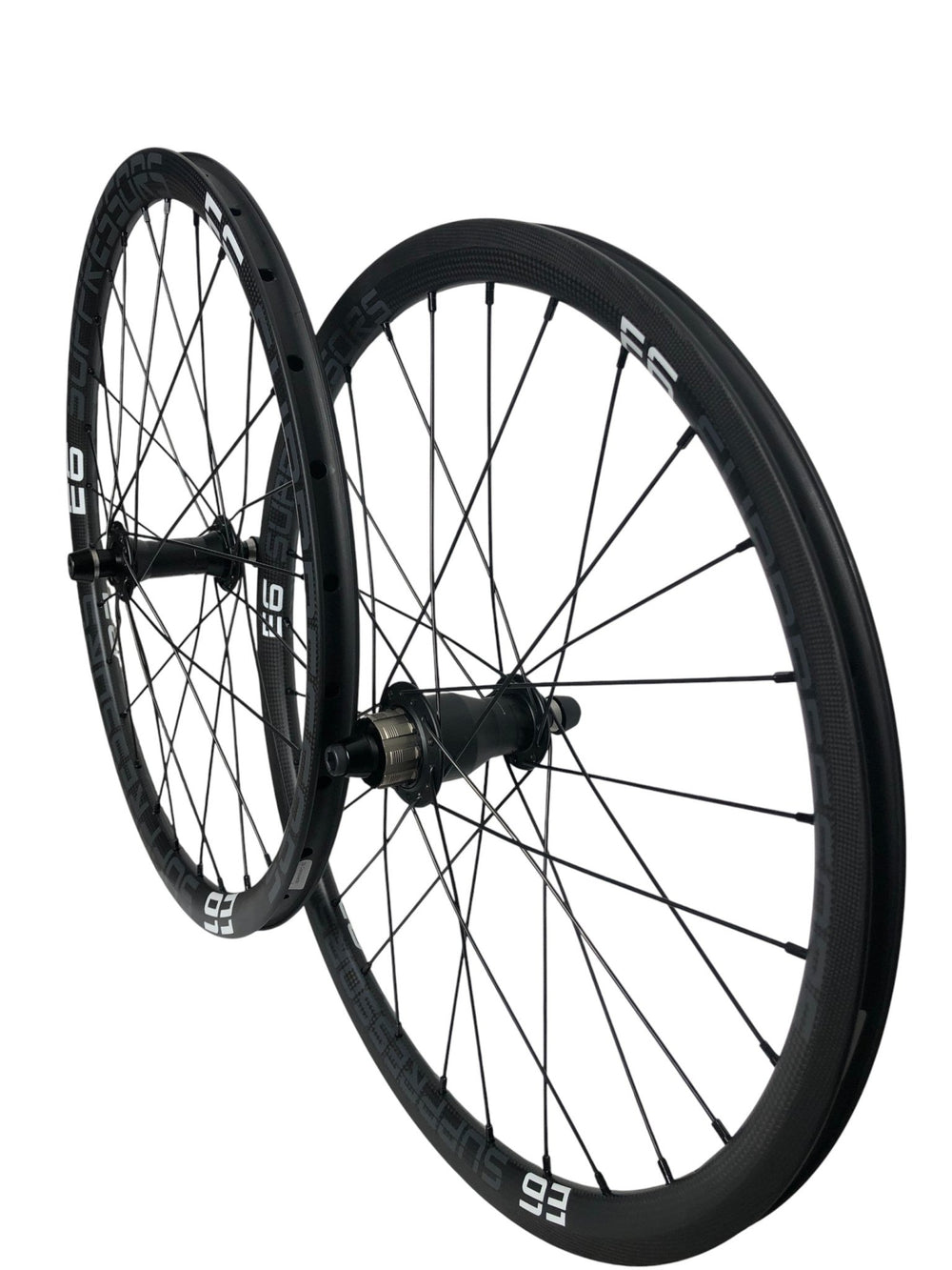 Wheelset Mini E6 Carbon rims Box Stealth Hub - Trackstars BMX